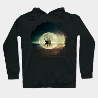 moonlight ship Hoodie